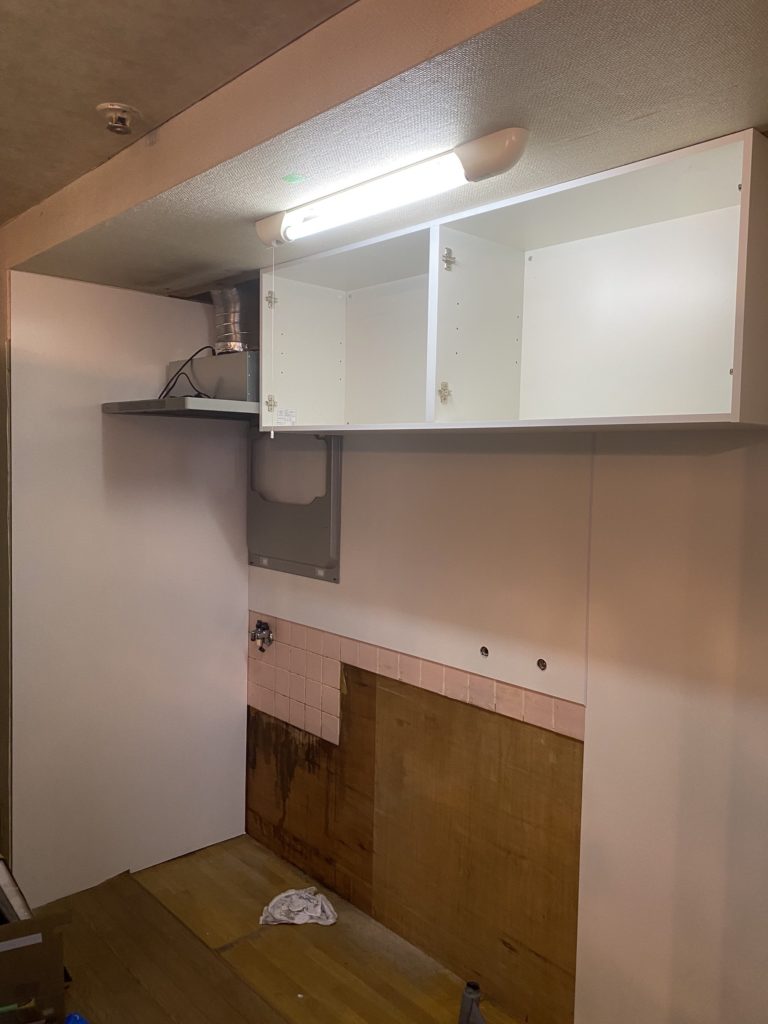 キッチンリフォームの施工工程